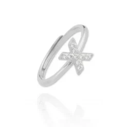 Anillo Letter Plata