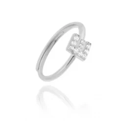 Anillo Letter Plata