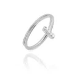 Anillo Letter Plata