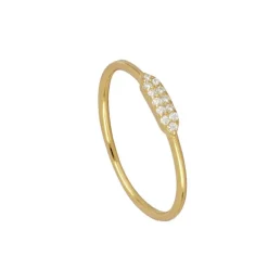 Anillo Lida Plata Dorada