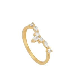 Anillo Malory Plata Dorada