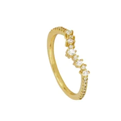 Anillo Marie Plata Dorada