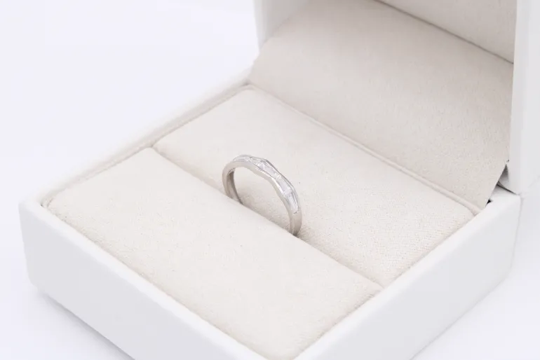 Anillo Mirror Oro Blanco 18K