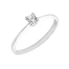 Anillo Mishelle Diamante 0,10ct Oro Blanco 18K