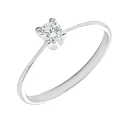 Anillo Mishelle Diamante 0,24ct D-VS GIA Oro Blanco 18K