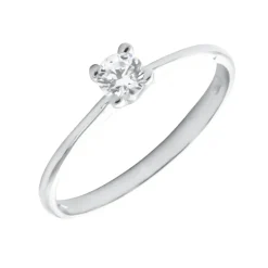 Anillo Mishelle Oro 18K Blanco