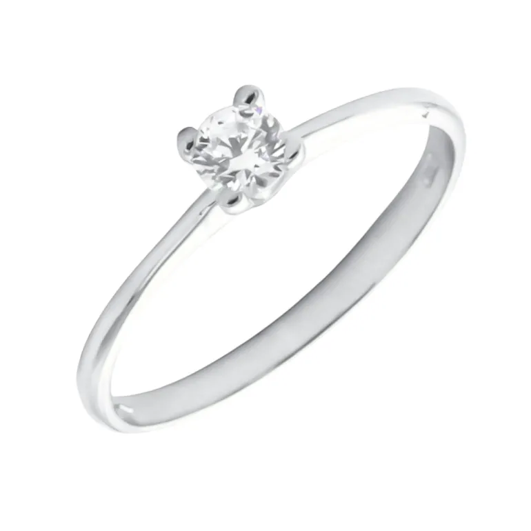 Anillo Mishelle Oro 18K Blanco