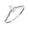 Anillo Naly Oro Blanco 18K