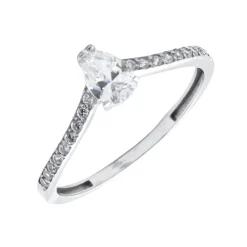 Anillo Naly Oro Blanco 18K