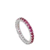 Anillo Nara Fucsia Plata