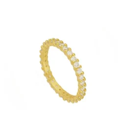 Anillo Nara Plata Dorada