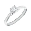 Anillo Natalie Diamante 0,25ct D-VVS IGI Oro Blanco 18K