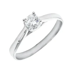 Anillo Natalie Diamante 0,25ct D-VVS IGI Oro Blanco 18K