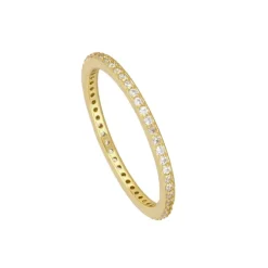 Anillo Nera White Plata Dorada