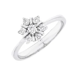 Anillo Neus Diamantes 0,23ct G-VS Oro Blanco 18K