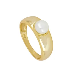 Anillo Noor Plata Dorada