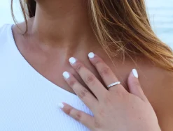 Anillo Paula Oro Blanco 18K