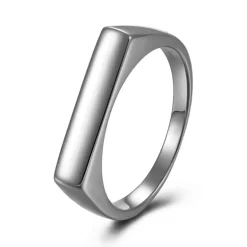 Anillo Placa Plata