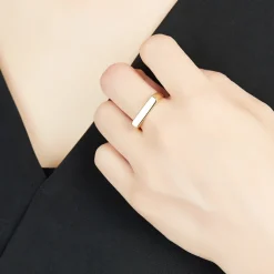 Anillo Placa Plata