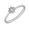 Anillo Rose Diamantes 0,09ct G-VS Oro Blanco 18K