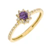 Anillo Roxy Lila Oro 18K