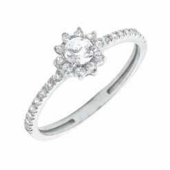 Anillo Roxy Oro Blanco 18K