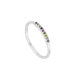 Anillo Runa Multicolor Plata
