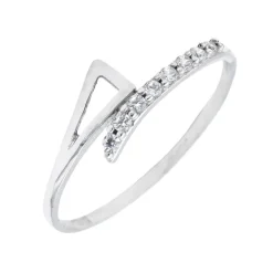 Anillo Sequence Oro Blanco 18K