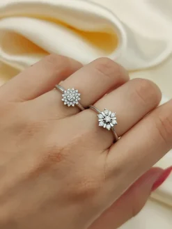 Anillo Thais Diamantes 0,16ct G-VS Oro Blanco 18K
