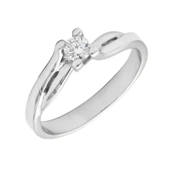Anillo Tori Diamante G-VS Oro Blanco 18K