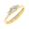 Anillo Tresillo Oro 18K