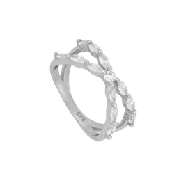 Anillo Twice Plata