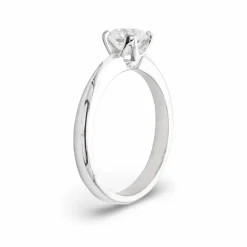 Anillo Tyara Diamante 0,80ct F-VS EGL Oro Blanco 18K