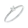 Anillo Valerie Oro Blanco 18K