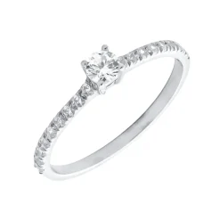 Anillo Valerie Oro Blanco 18K