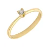 Anillo Vania Diamante 0,06ct DF-VS1 Oro 18K