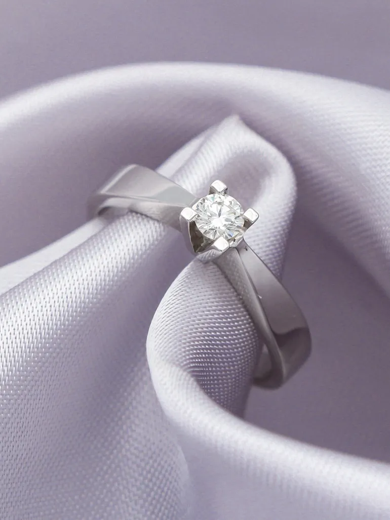 Anillo Varenna Diamante 0,19ct G-VS Oro Blanco 18K