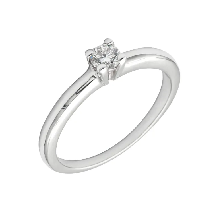 Anillo Venezia Diamante 0,20ct G-VS Oro Blanco 18K