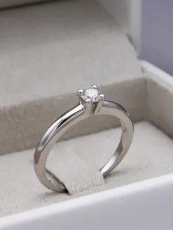 Anillo Venezia Diamante 0,20ct G-VS Oro Blanco 18K