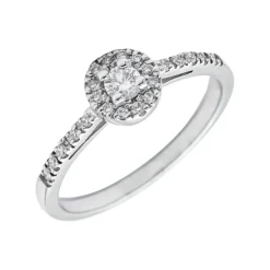 Anillo Virna Diamantes 0,21ct G-VS Oro Blanco 18K