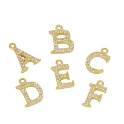Anillo Vita Letter Plata Dorada