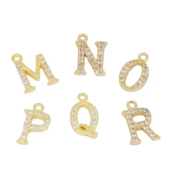 Anillo Vita Letter Plata Dorada