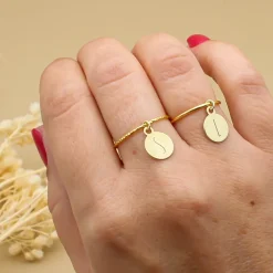 Anillo Vita Medal Plata Dorada