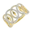 Anillo Zada Oro Bicolor 18K