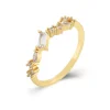 Anillo Zahra Plata Dorada