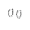 Aros Acra Diamantes 0,12ct G-VS Oro Blanco 18K