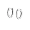 Aros Acra Diamantes 0,20ct G-VS Oro Blanco 18K