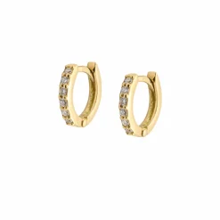 Aros Acra Diamantes 0,12ct G-VS Oro 18K