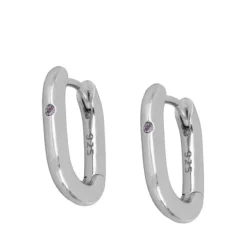 Aros Arella Lila Plata