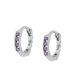Aros Arka Lila Plata